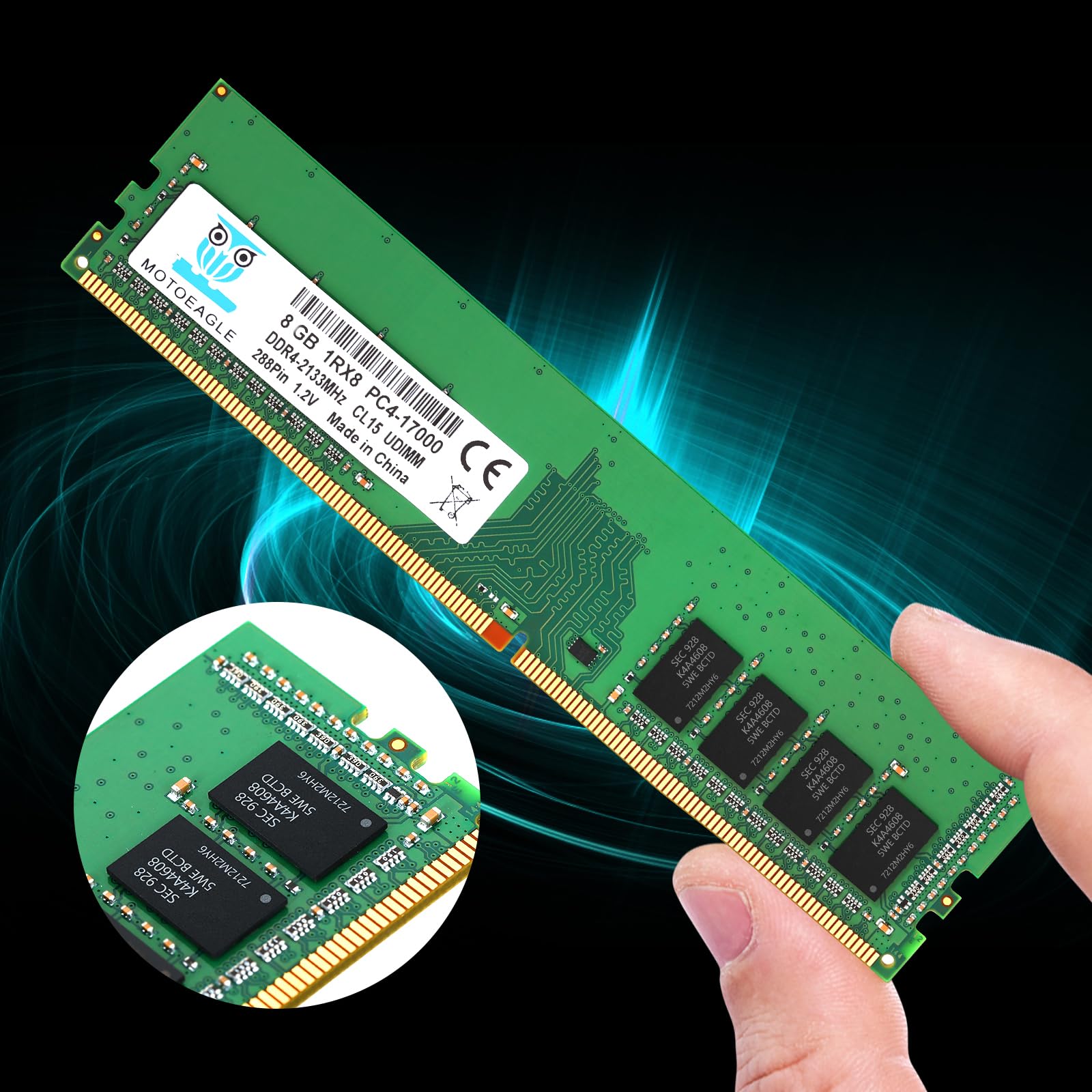 8GB DDR4 RAM ] 8GB DDR4 2133MHz DIMM PC4-2133P PC4-17000 UDIMM Non